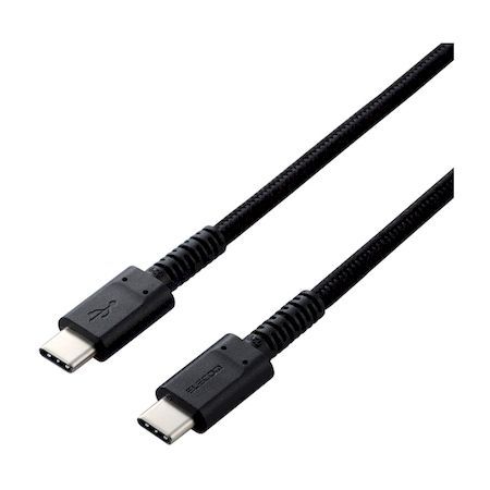 【新品・7営業日以内発送】エレコム ELECOM MPA-CCS20PNBK USB2．0ケーブル C－C、PD対応、高耐久 MPACCS20PNBK ブラック Type-C Delivery対応【沖縄離島販売不可】