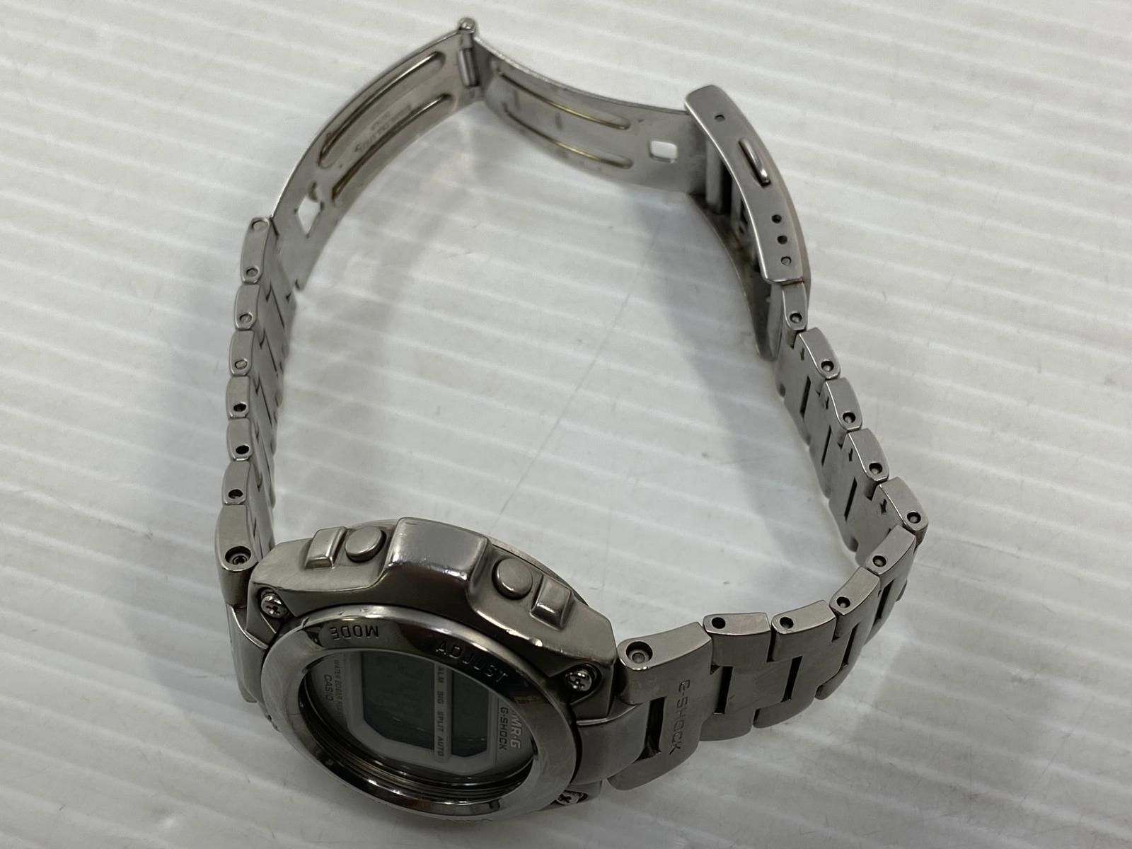 中古品】CASIO G-SHOCK MRG-100 カシオ シルバー 時計 YR-18465 MR-G G 