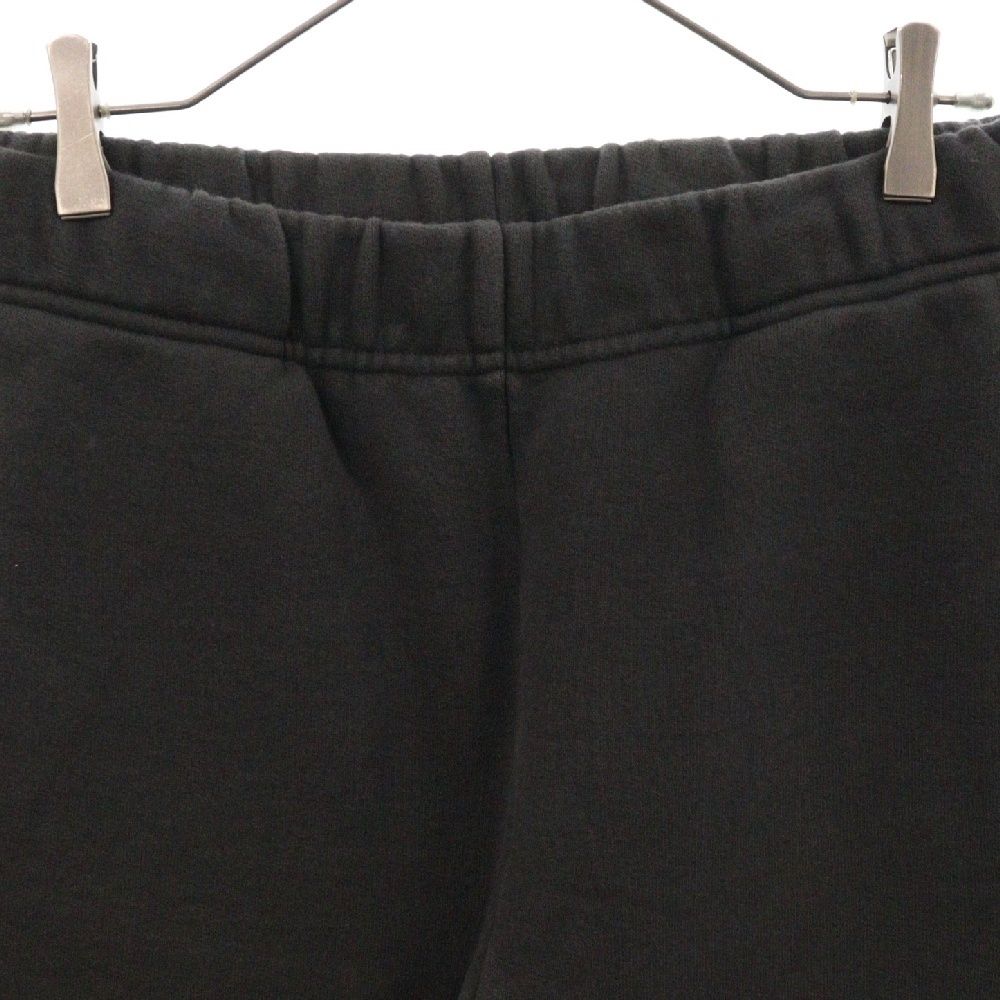 セメタリークロスレザーパッチ付きスウェットパンツ ブラック