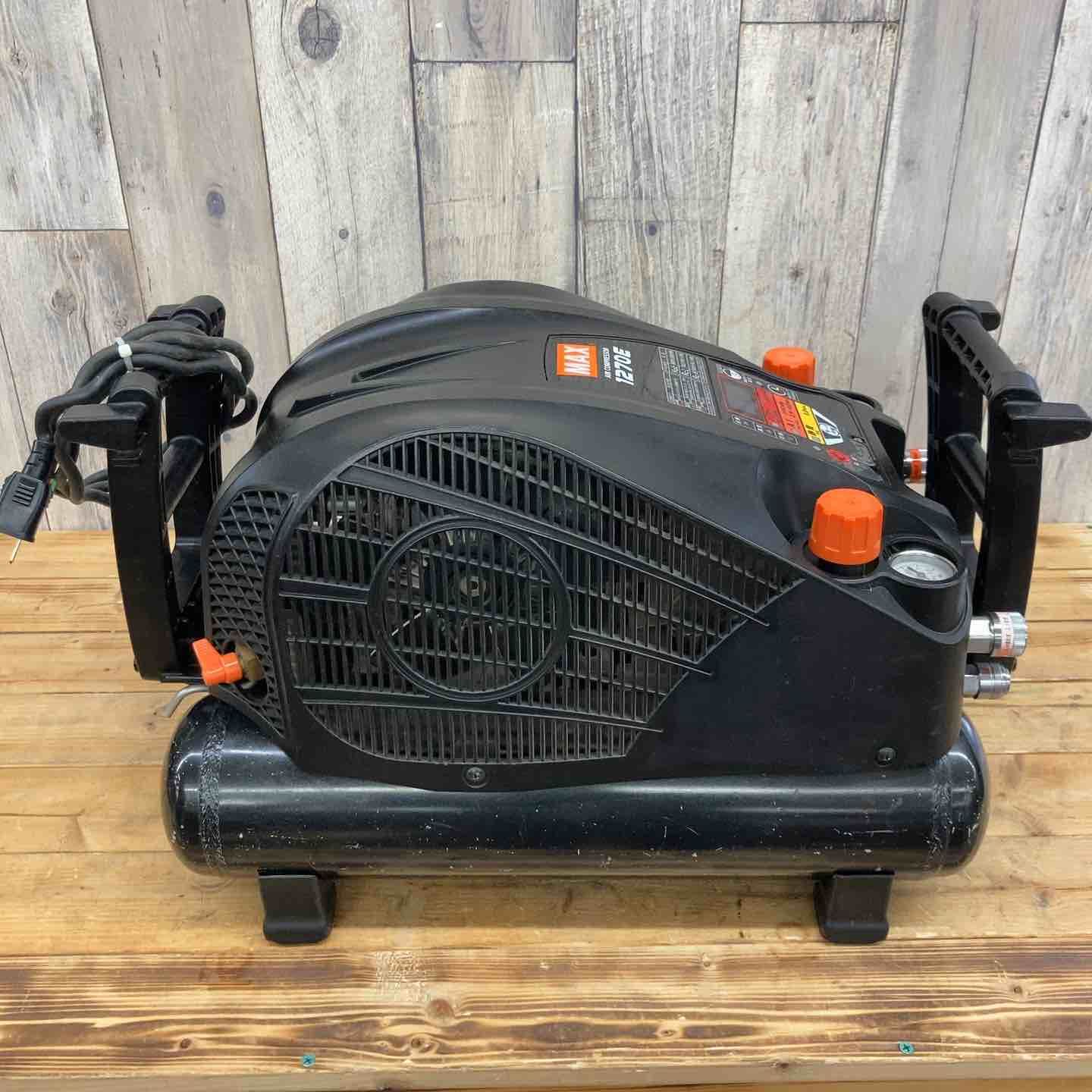 ☆MAX(マックス) 高圧エアコンプレッサ ブラック AK-HH1270E3 ITR16BACYI6K