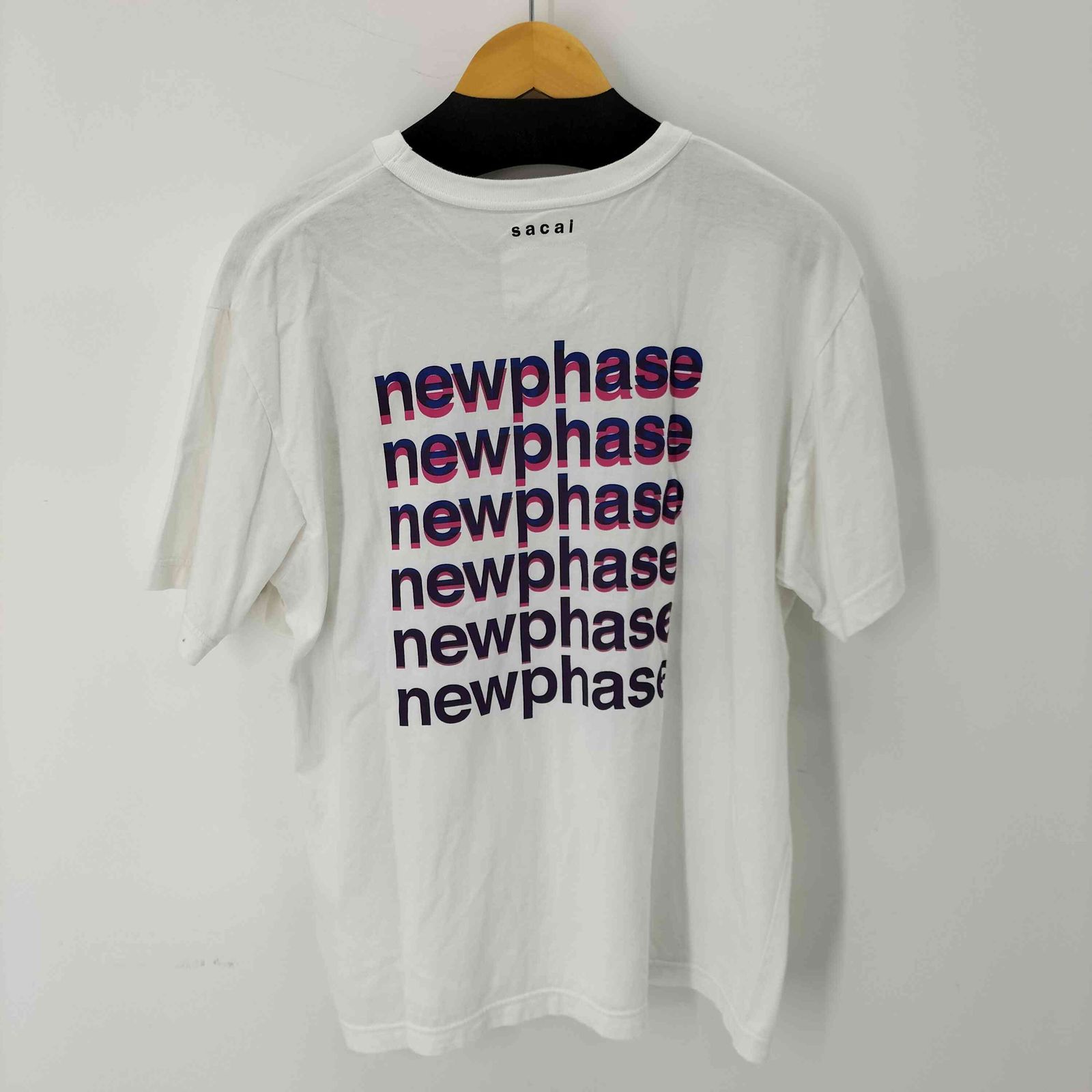 【売れ筋】Sacai プリント クルーネック Tシャツ sacai サカイ 22SS Light my fire プリントクルーネックTシャツ