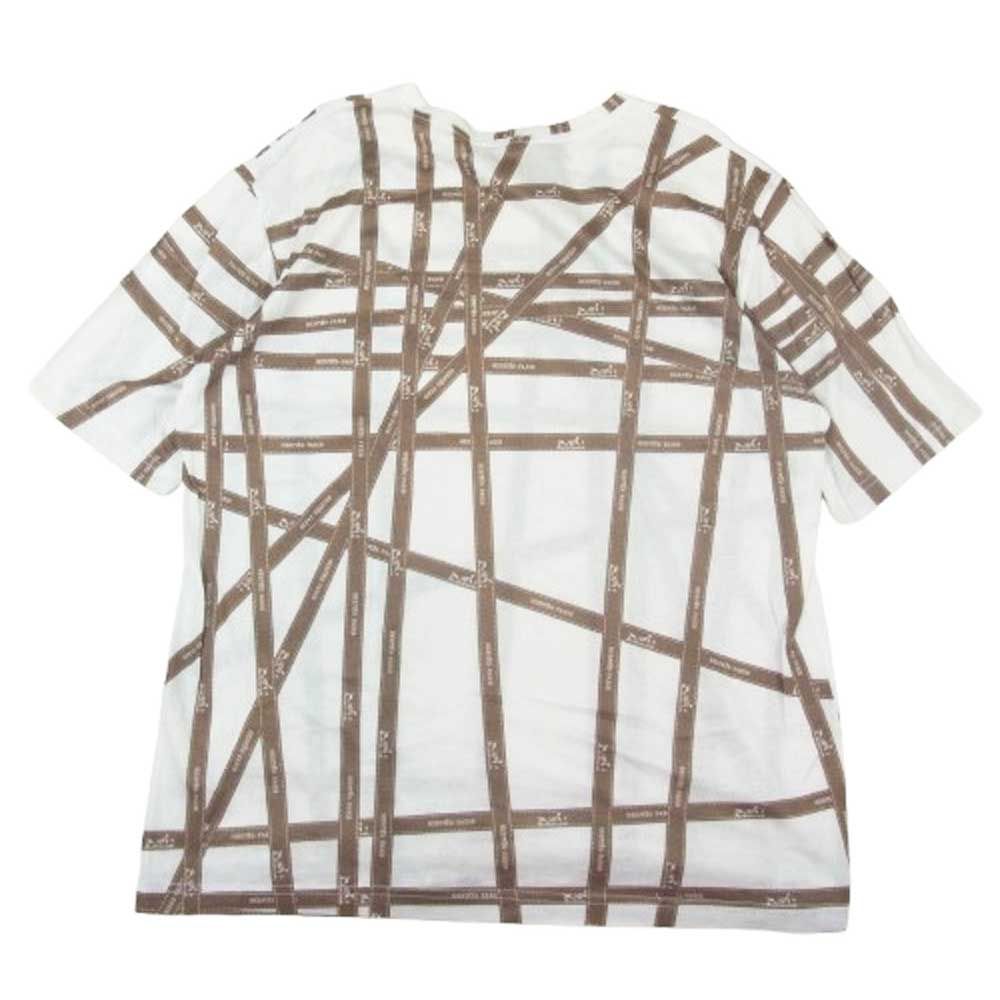美品✨HERMES エルメス マルジェラ期 リボンテープ柄 ロゴ Tシャツ HERMES エルメス リボンテープ柄 ロゴ Tシャツ - メルカリ