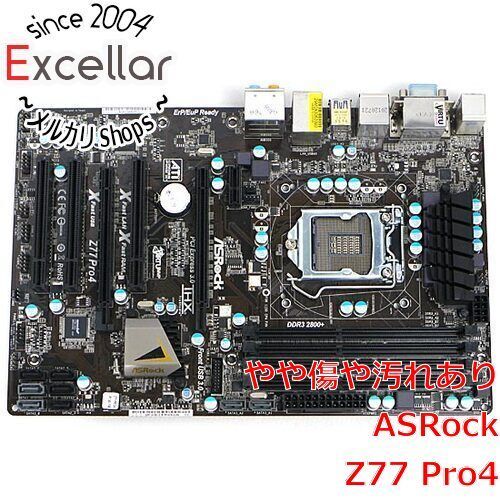 メーカーASRock製 ATXマザーボード　Z77 Pro4　LGA1155