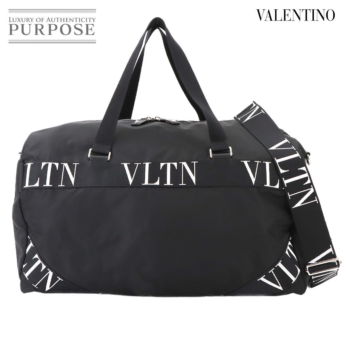 ヴァレンティノ ガラヴァーニ VALENTINO GARAVANI VLTN 2way ボストン ショルダー バッグ ナイロン ブラック 90275285