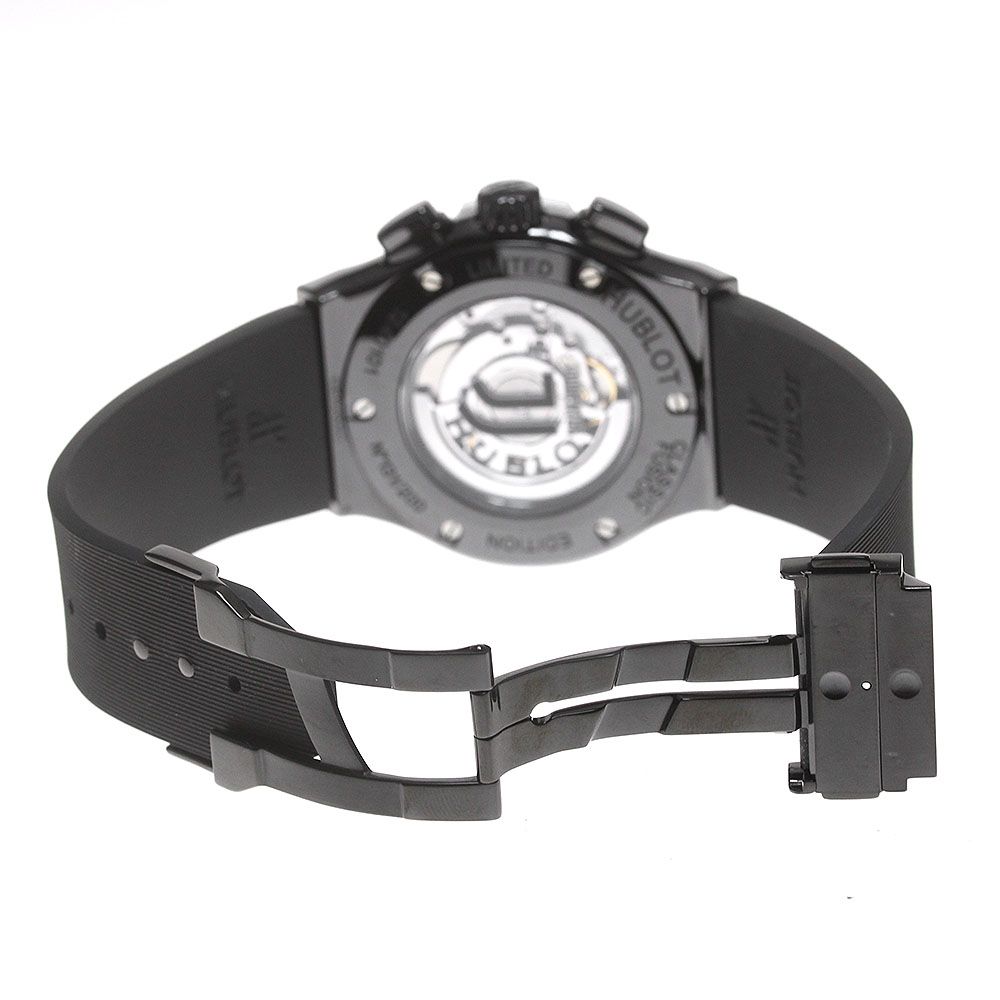 ウブロ HUBLOT 521.CQ.1420.LR.JUV18 クラシック フュージョン クロノグラフ ユベントス リミテッド 自動巻 メンズ 美品 保証書付き_867241 ウブロ HUBLOT 521.CQ.1420.LR.JUV18 クラシック フュージョン クロノ