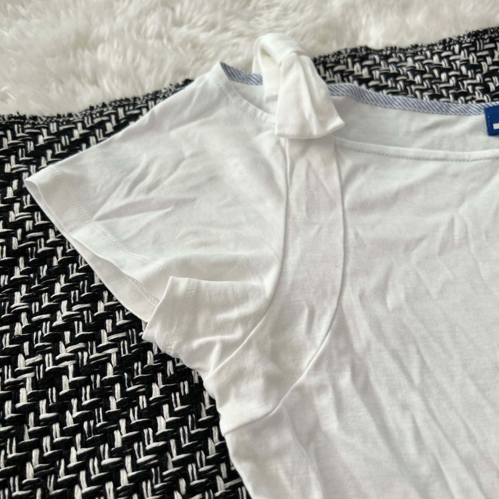 BURBERRY BLUE LABEL バーバリーブルーレーベル オフショルダー