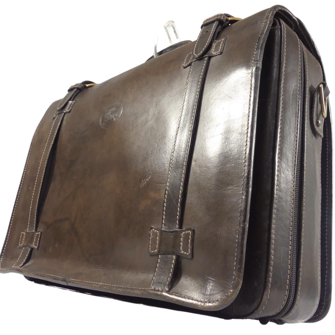BURBERRY バーバリー ダレスバッグ 本革 ビジネスバッグ X7310