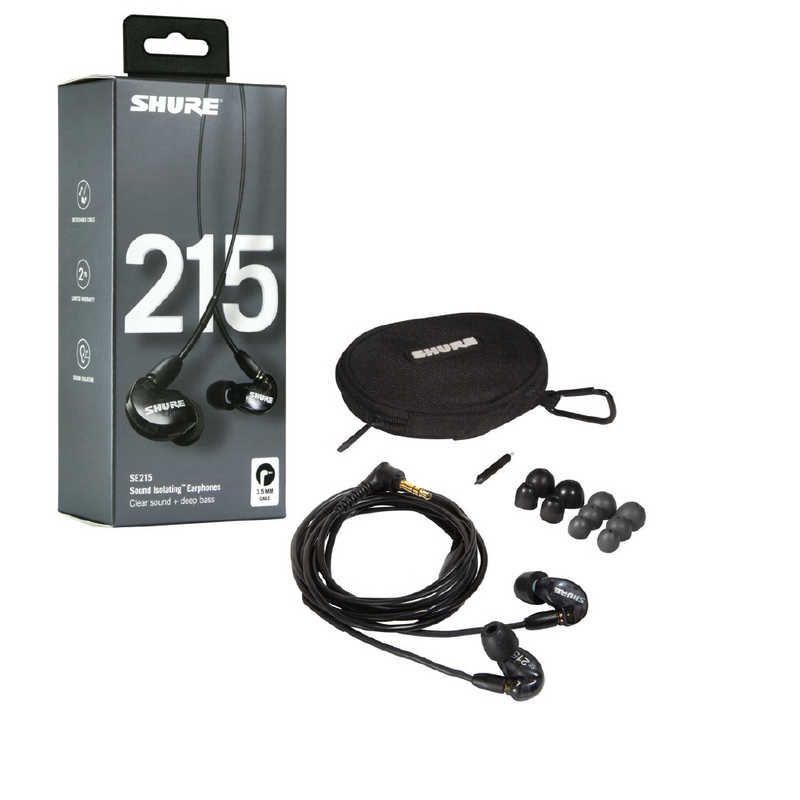 新品 未使用 未開梱】SHURE イヤホン カナル型 トランスルーセント 
