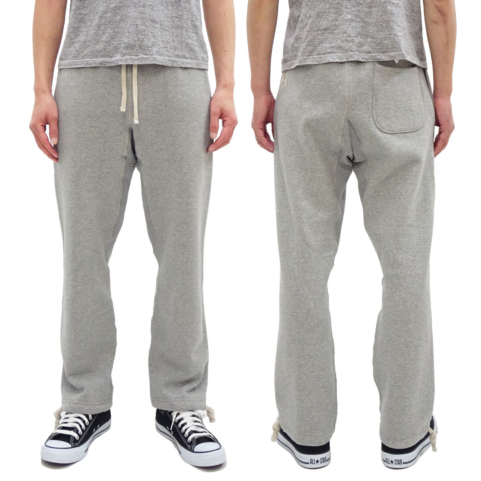トイズマッコイ スウェットパンツ TMC2568 メンズ ヘビーウェイト裏起毛スウェットイージーパンツ ドローコード付き ウエスト-裾 020 グレー TOYS McCOY