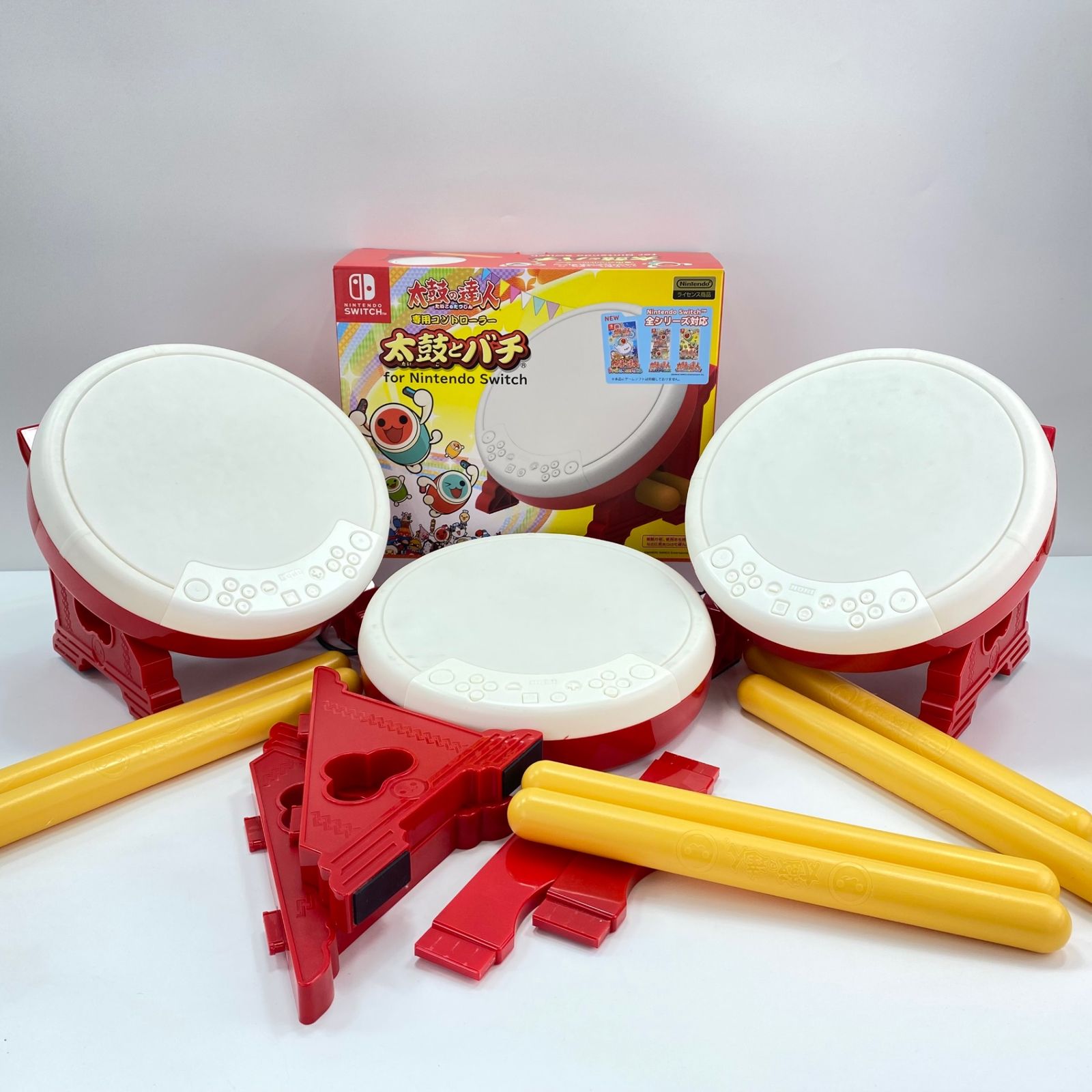 NSW-079 [太鼓の達人専用コントローラー 太鼓とバチ Nintendo