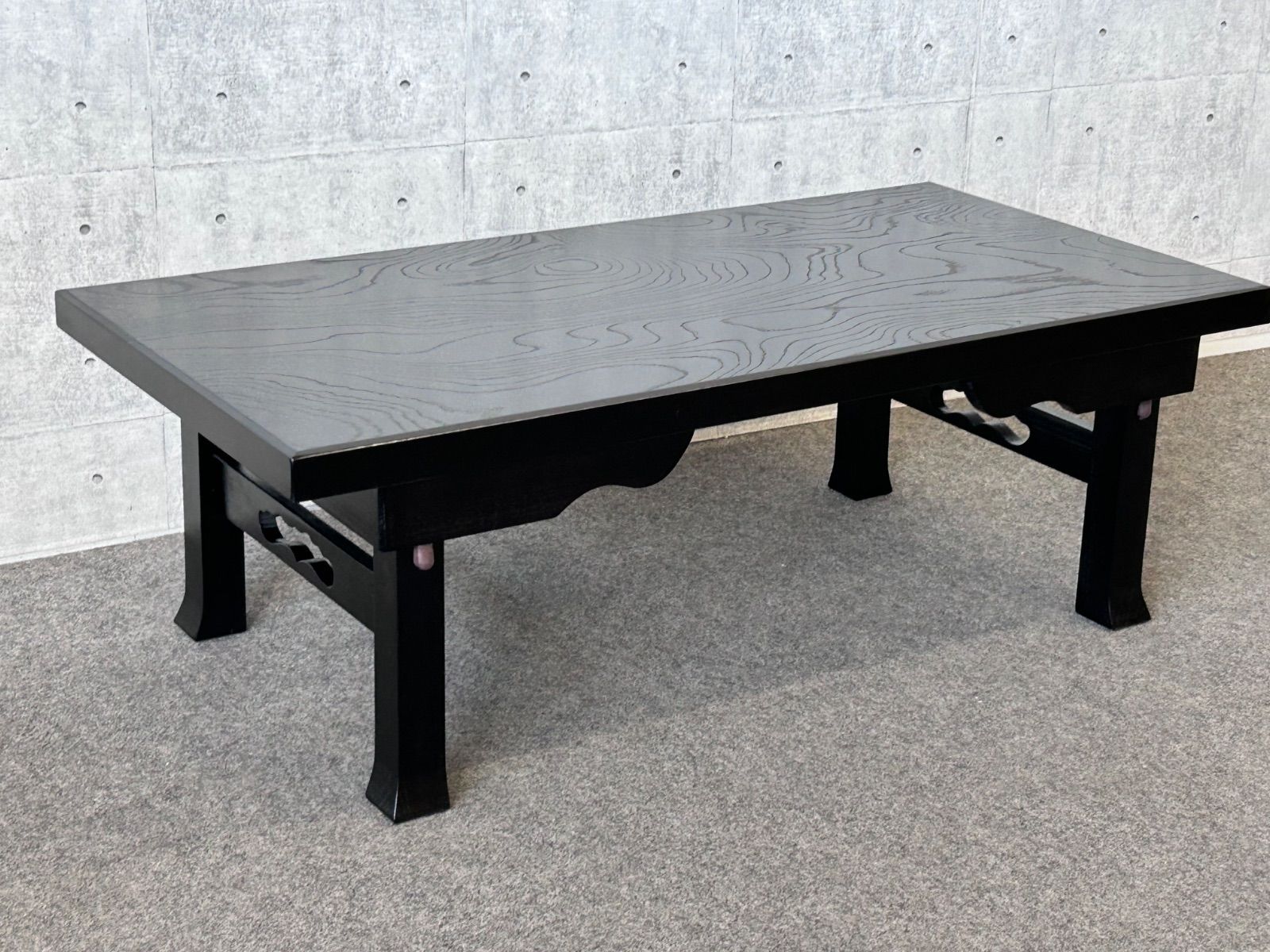 折り畳み格子文机　天然木　帳場机　帳場格子　未使用 折り畳み格子文机 天然木 帳場机 帳場格子 未使用 格子文机 天然 格子