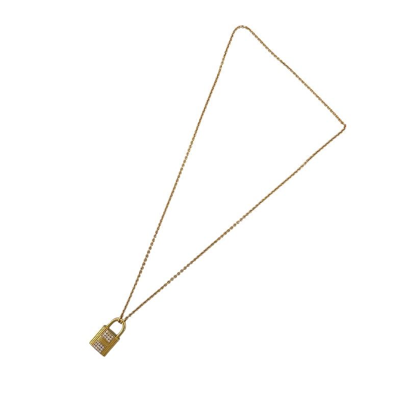 エルメス HERMES アミュレット カデナ ダイヤペンダント 750YG  
