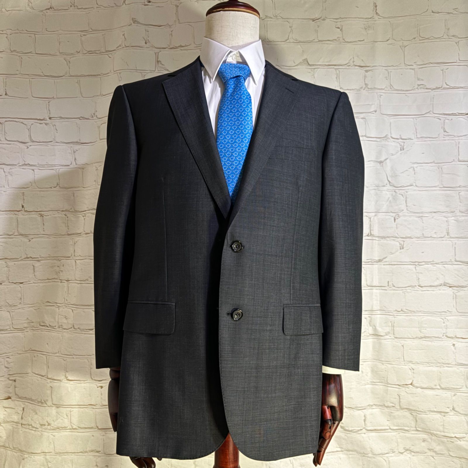 BURBERRY LONDON バーバリー スーツ セットアップ モヘア シルク混 MS