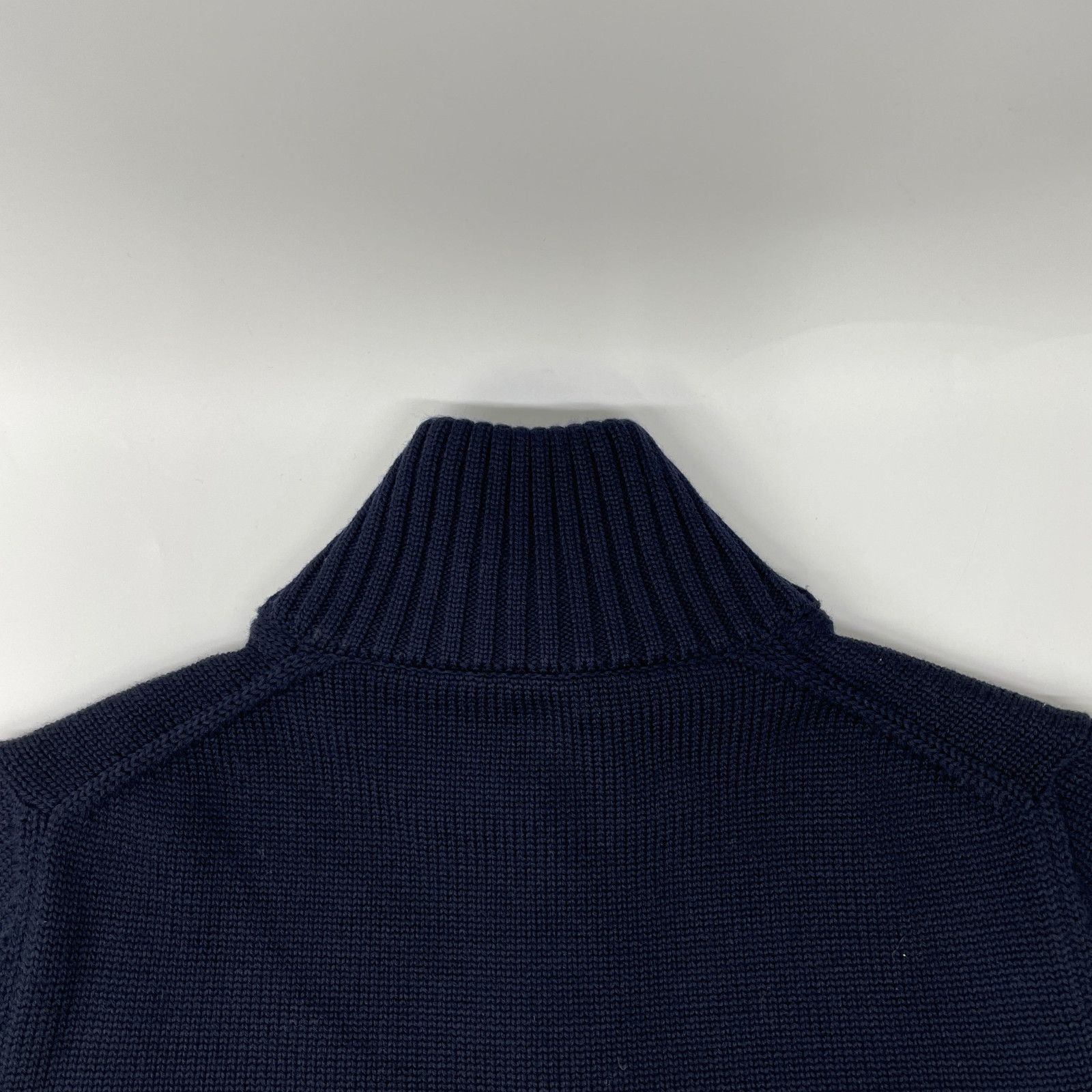 ZANONE CHIOTO ボタンカーディガン サイズ48 ネイビー イタリア製