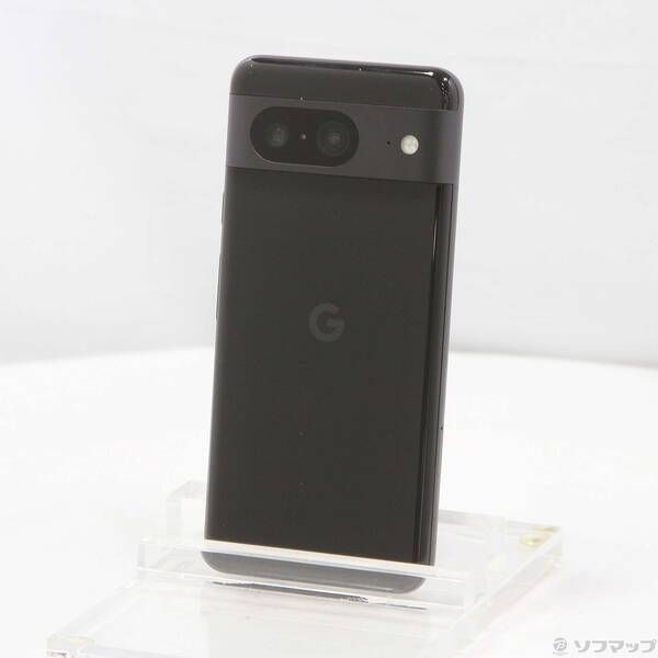 中古品〕 Google Pixel 8 128GB オブシディアン GA048 au SIMフリー【247】