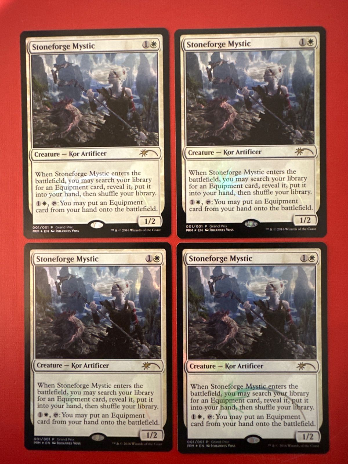 MTG 石鍛冶の神秘家 foil ４枚セット 装備品付き (GPプロモ EN) - メルカリ