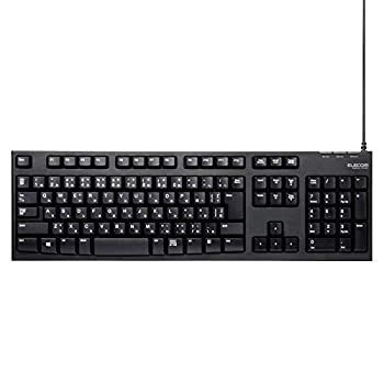 【】「非常に良い」エレコム キーボード PS4用 有線 メンブレン 108キー 3mロングケーブル 1000万回高耐久 ブラック GM-TKFCM062BK