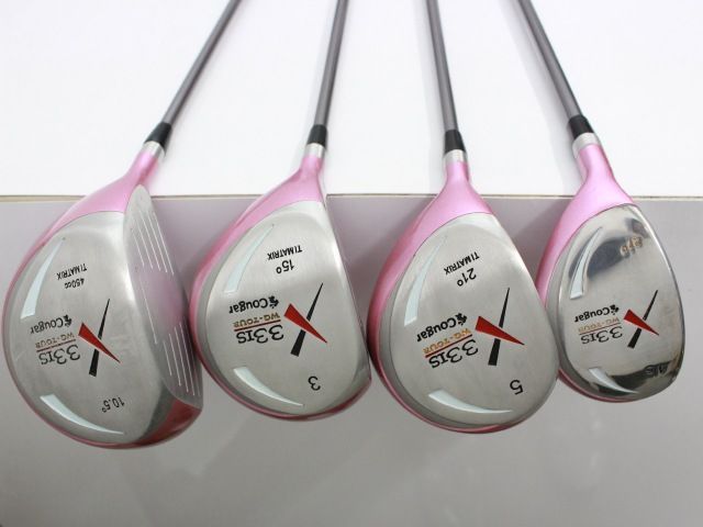 中古】 左用 レディース Cougar 33IS WG-TOUR 11本セット キャディ 