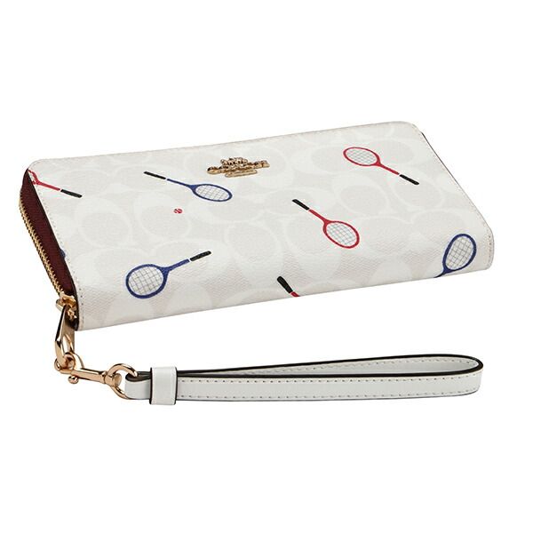 新品 コーチ COACH 長財布(ラウンドファスナー) ロング ジップ アラウンド ウォレット ホワイト 白 新品 コーチ COACH 長財布(ラウンドファスナー) ロング ジップ