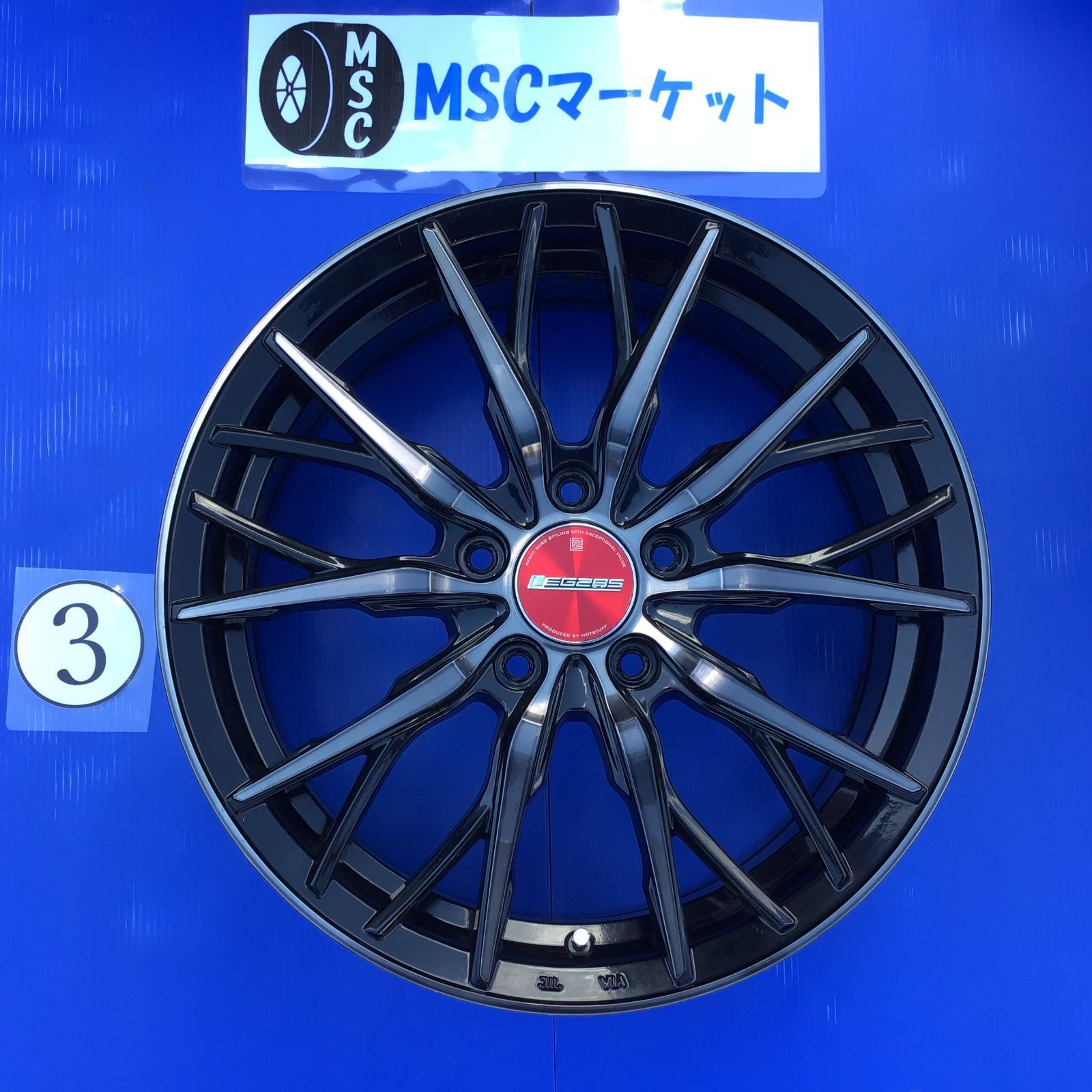 中古】 17インチ アルミホイール レグザス ノア・ヴォクシー 6.5J×17 + 
