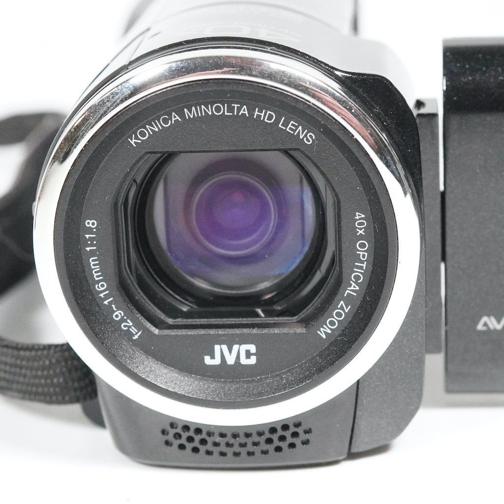 JVC Everio ビデオカメラ　GZ-E140-W JVC Victor Everio GZ-E140-B ブラック 動作OK 返金保証 /1726 - メルカリ