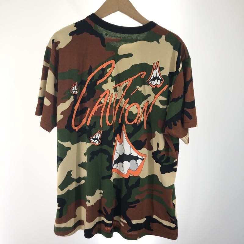 中古】CHROME HEARTS 半袖Tee Matty Boy サイズXXL 迷彩カモ クロム