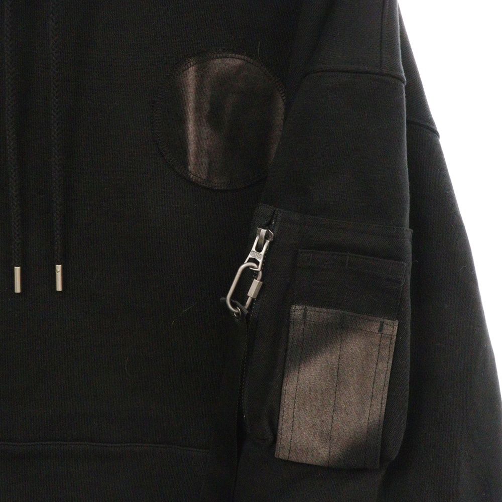 【関税込み】JiyongKim ブラウン サンブリーチ フーディ JIYONGKIM (ジヨンキム) 24AW xAlpha Industries SUN-BLEACHED