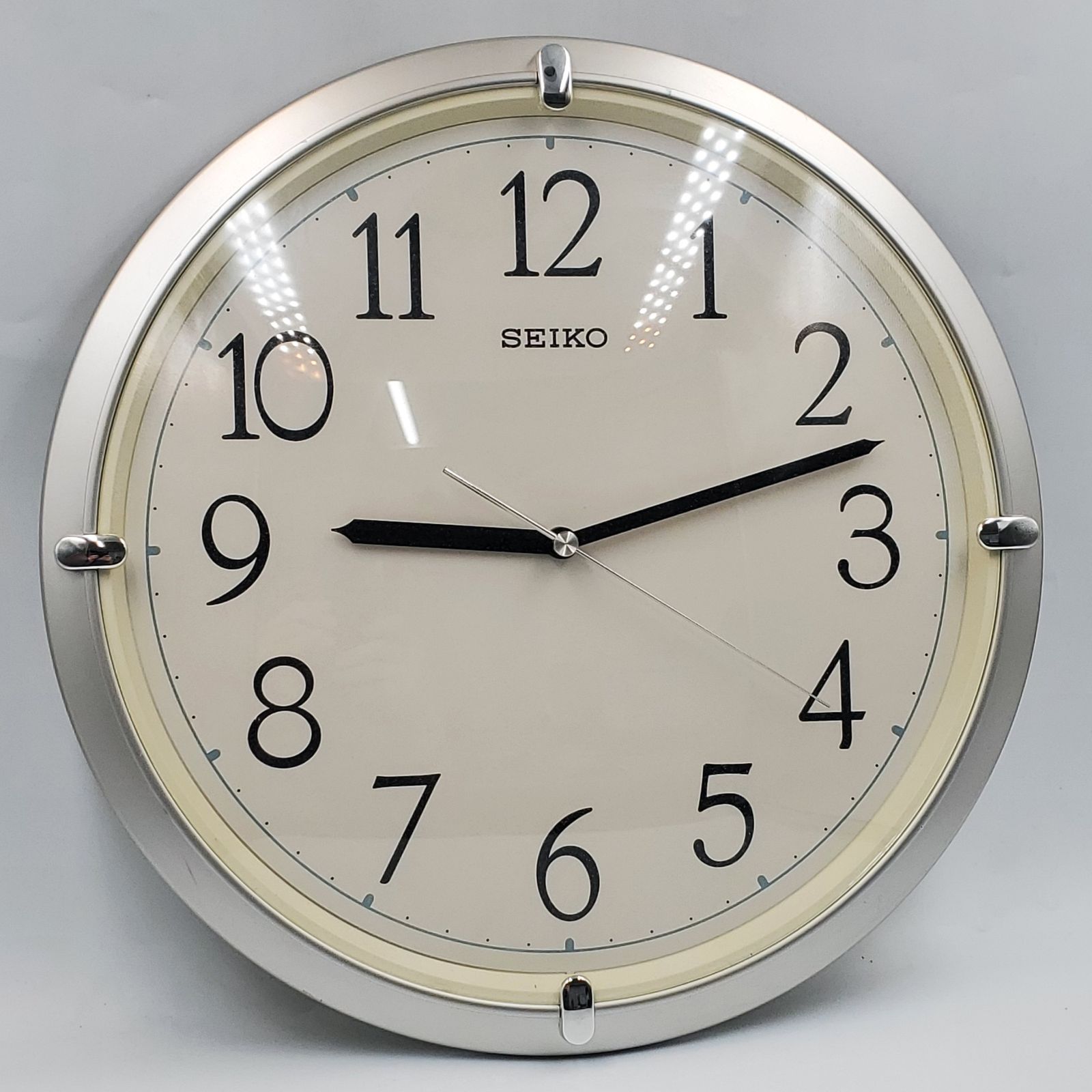 セイコー SEIKO 掛け時計 KS 801 S 動作品 直径 約32.5cm 時計