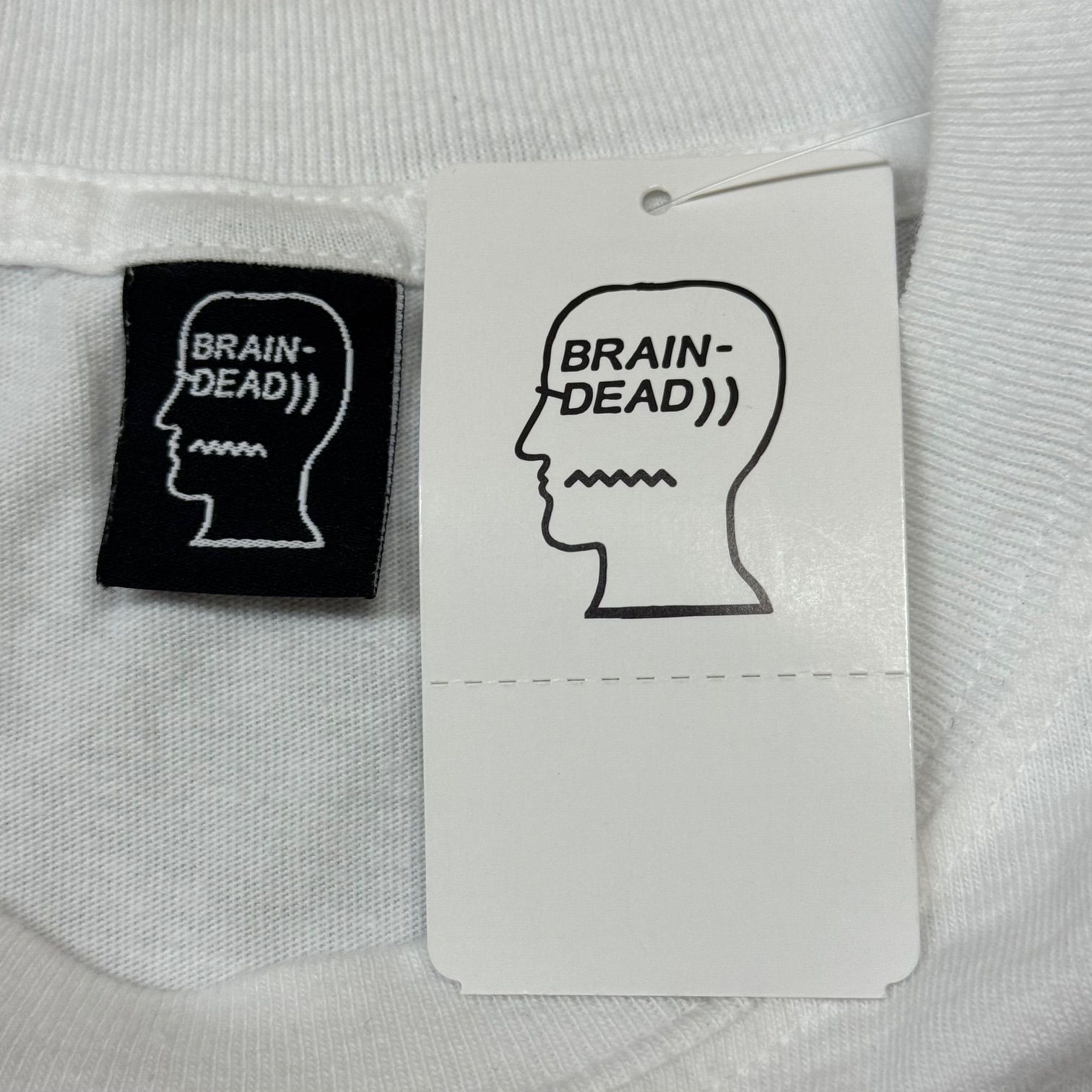【関送無料】 Brain Dead Bongo Brain 半袖 ロゴ Tシャツ 参考上代9900円 未使用品 BRAIN DEAD BONGO BRAIN T-SHIRT