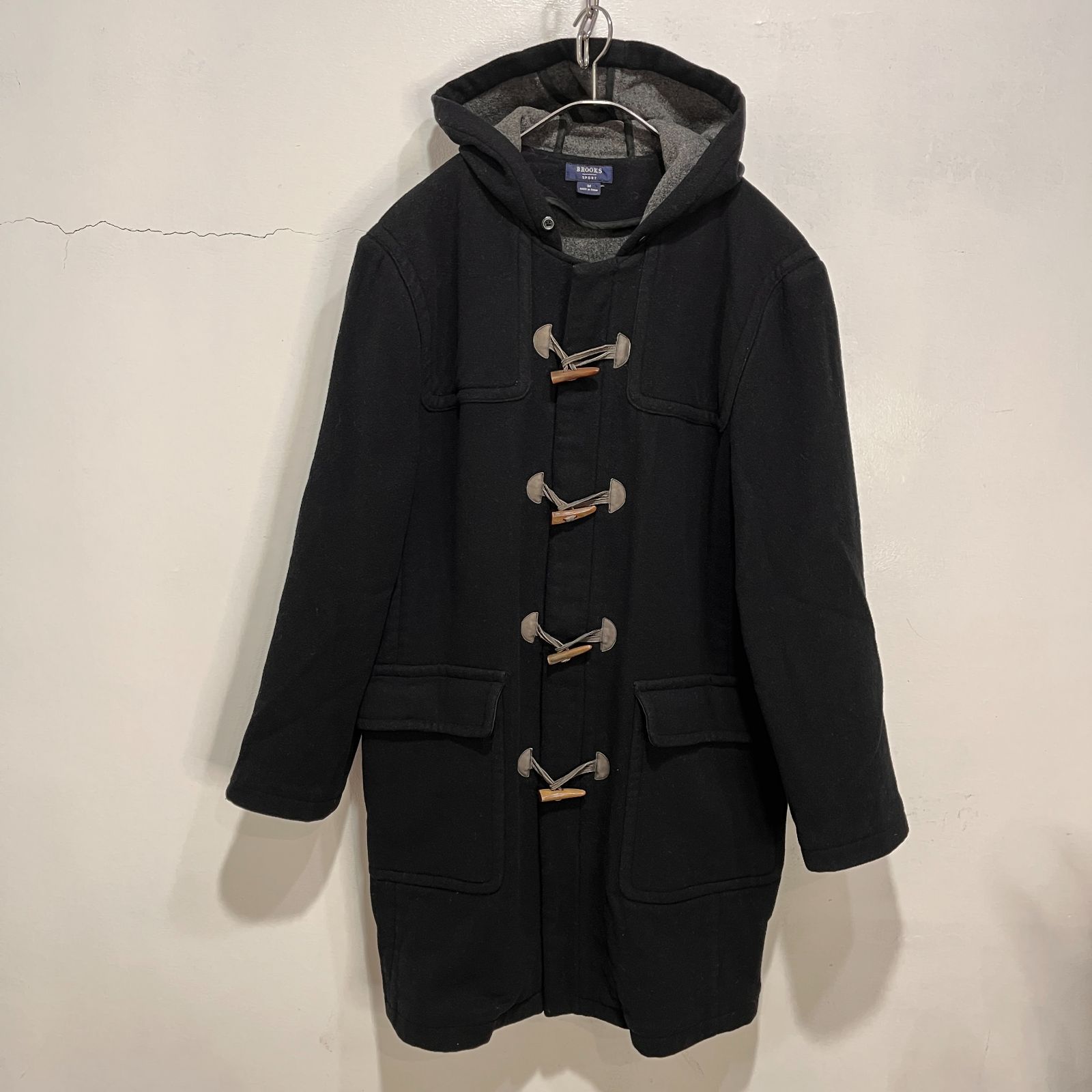 グローバーオール キングストン ダッフルコート ヘリンボーン 90s 黒