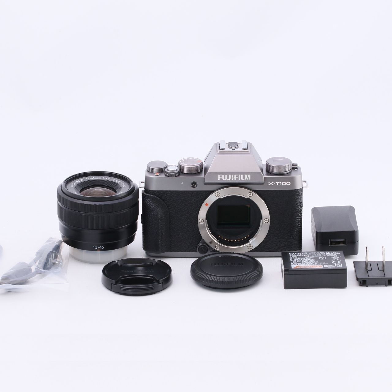 FUJIFILM X-T100(ダークシルバー)XC15-45mm レンズキット FUJIFILM X