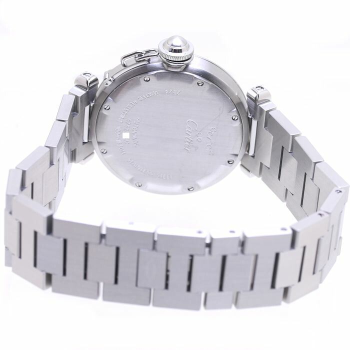 カルティエ・パシャ CARTIER パシャC W31043M7 旧カレンダー デイト ユニセックス ステンレススチール メンズ / 38516【腕時計】