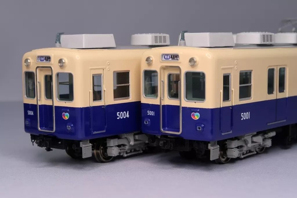 鉄道模型 HOゲージ 1|80 阪神5001形電車 ジェット カー 前期型 5001編成 4両Bセット 完成品 1-500-129