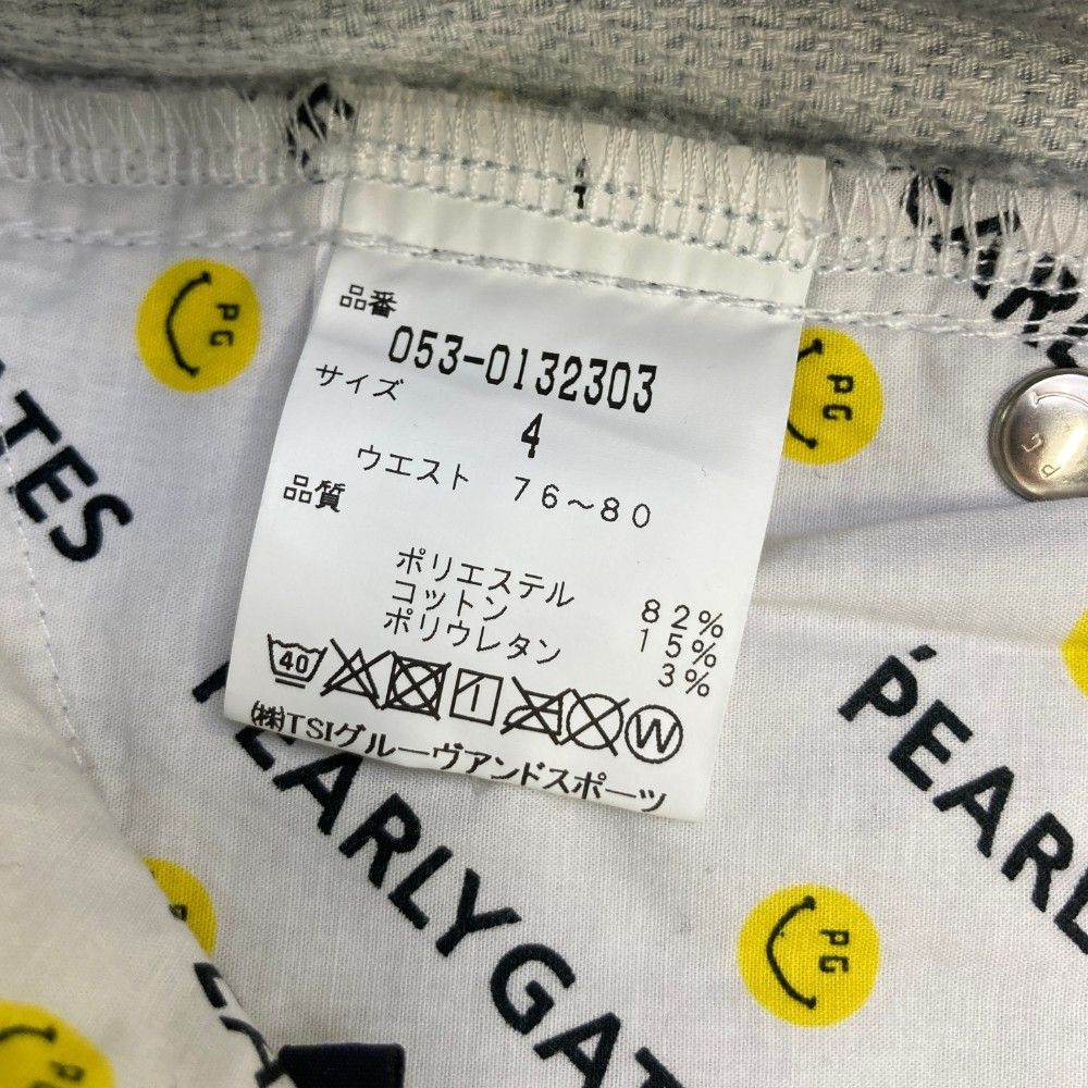 PEARLY GATES パーリーゲイツ PGスマイル ハーフパンツ ニコちゃん