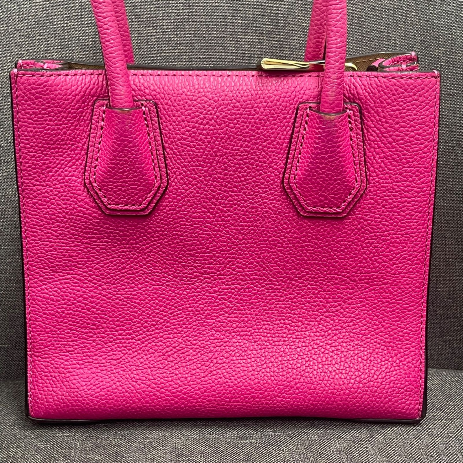 MICHAEL KORS ショッキングピンク ハンドバッグ NPA】MICHAEL KORS マイケルコース ハンドバッグ ショルダー