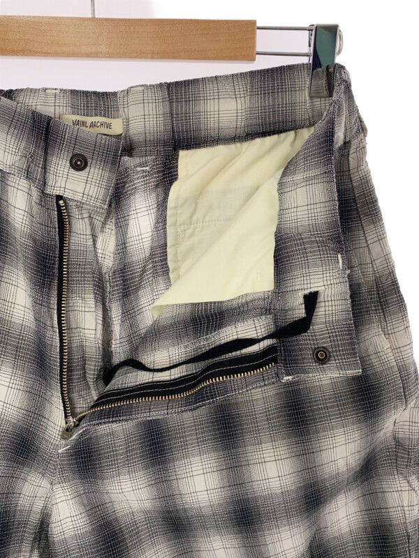 VAINL ARCHIVE ヴァイナルアーカイブ 23SS SLANT-SHORTS オンブレ