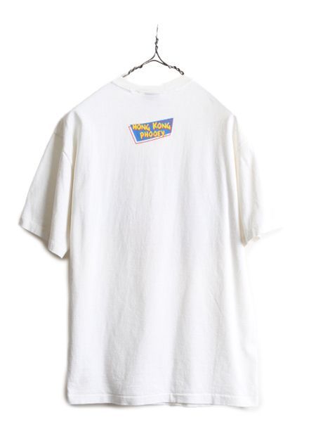 90s ワーナー Hong Kong Phooey 両面 プリント Tシャツ M