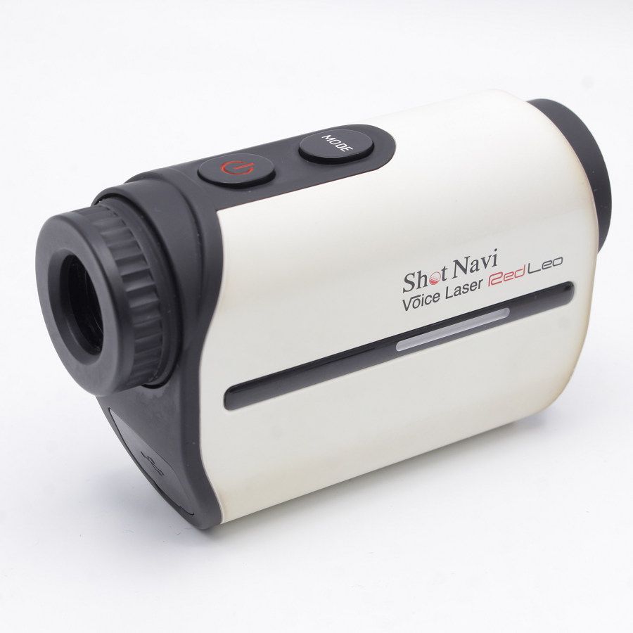 新品】ショットナビ ゴルフ 弱々し 距離計 Voice Laser Red Leo