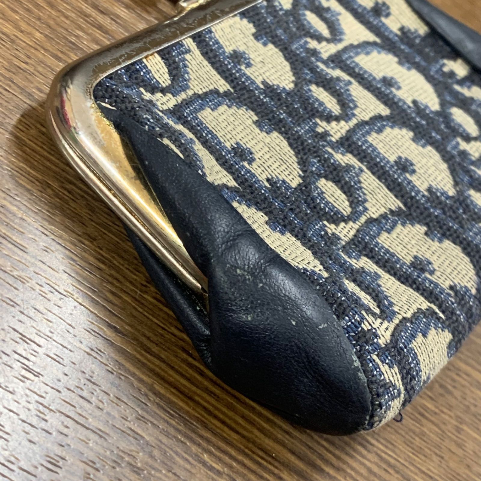 ChristianDior トロッター柄 コインケース がま口 Christian Dior クリスチャンディオール トロッター コイン