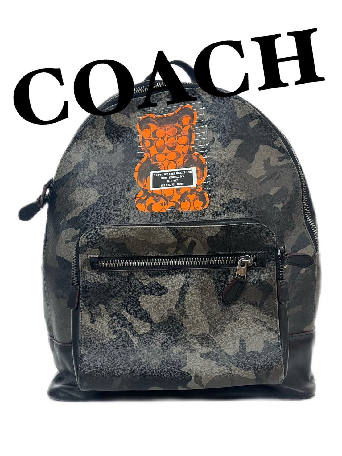 COACH コーチ×ヴァンダルガミー リュック 迷彩 ...