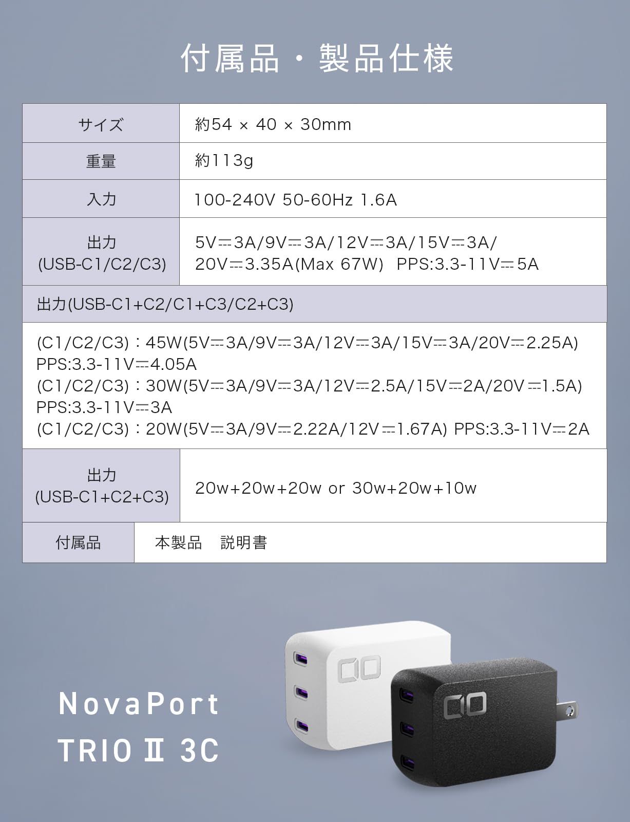 CIO NovaPort TRIOⅡ 65W 急速充電器 PD 世界最小級 CIO独自技術 NovaIntelligence NovaEngine搭載 3ポート USB-C×3 ACアダプター コンセント 軽量 iPhone 17 | Air | 1 CHRISTIANNAURATH_COM_BR