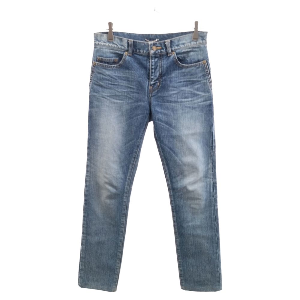 SAINT LAURENT PARIS (サンローランパリ) 17AW SKINY DENIM WITH 