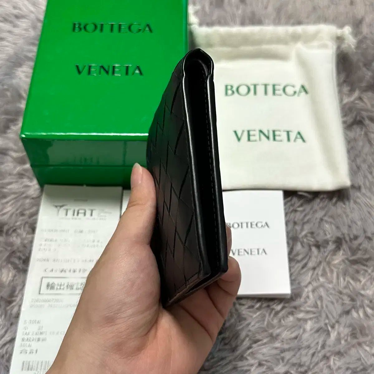 極美✨付属完備✨ボッテガヴェネタ 二つ折り財布 カセット