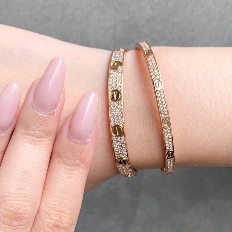 ユピー‼️カルティエ ラブブレス 17 CARTIER カルティエ ラブブレス SM フル ダイヤモンド #16