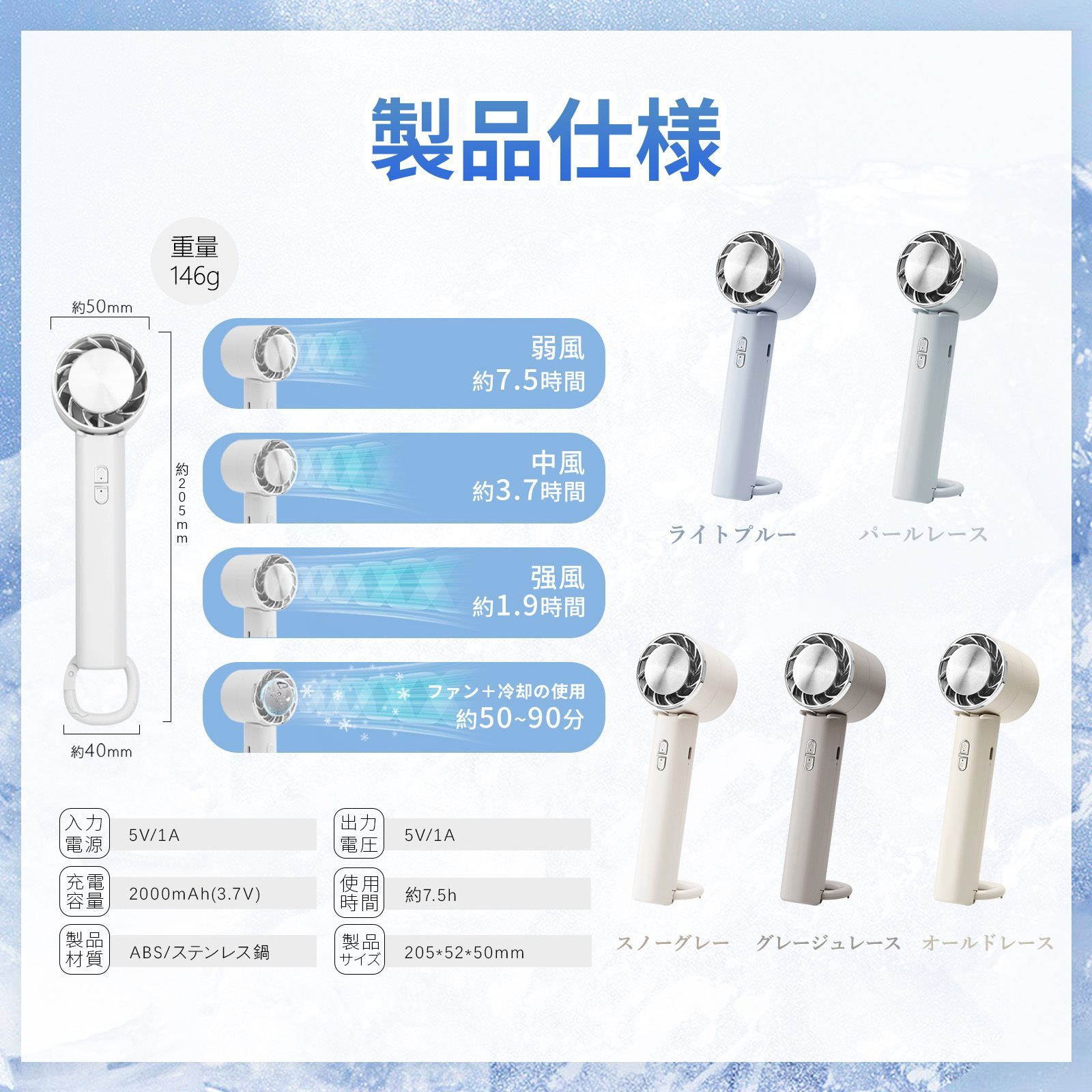 【2024新商品発売！】扇風機 携帯扇風機 冷却プレート 3段階風量 持ち運び ハンディファン 卓上扇風機 usb充電式 小型 軽量 手持ち扇風機 強力 ハンディ扇風機 usb 扇風機 長時間使用 携帯ファン ミニ扇風機 風力調整 省エネ 贈り物