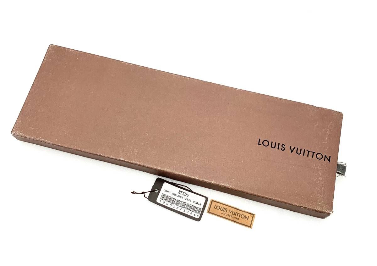 ルイヴィトン LOUIS VUITTON ネクタイ シルク製 外箱付き USED品