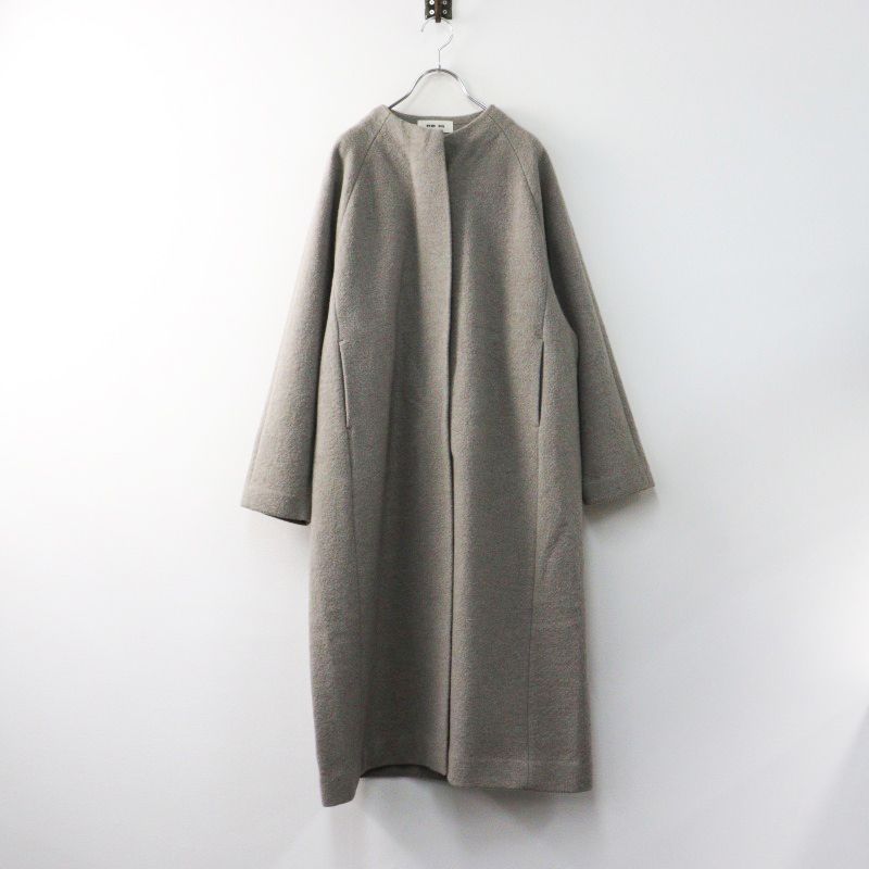 定番人気アイテム 美品 エヴァムエヴァ evameva presswool long coat