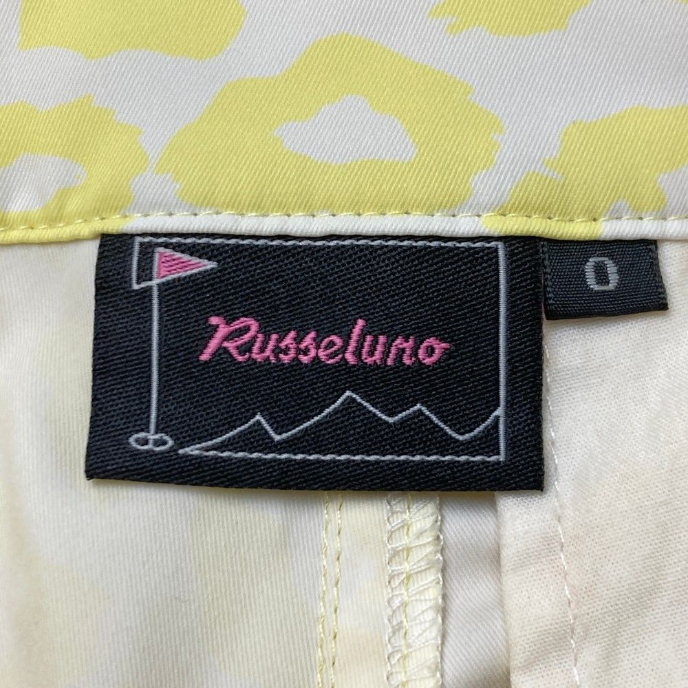 サイズ：S RUSSELUNO ラッセルノ  ボアショートパンツ レオパード柄 ブラウン系 [240001228639] ゴルフウェア レディース ストスト サイズ：S RUSSELUNO ラッセルノ ボアショートパンツ レオパード