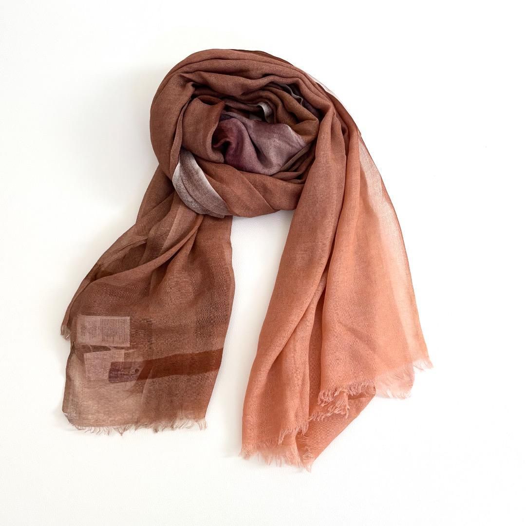 馬柄大判ストール