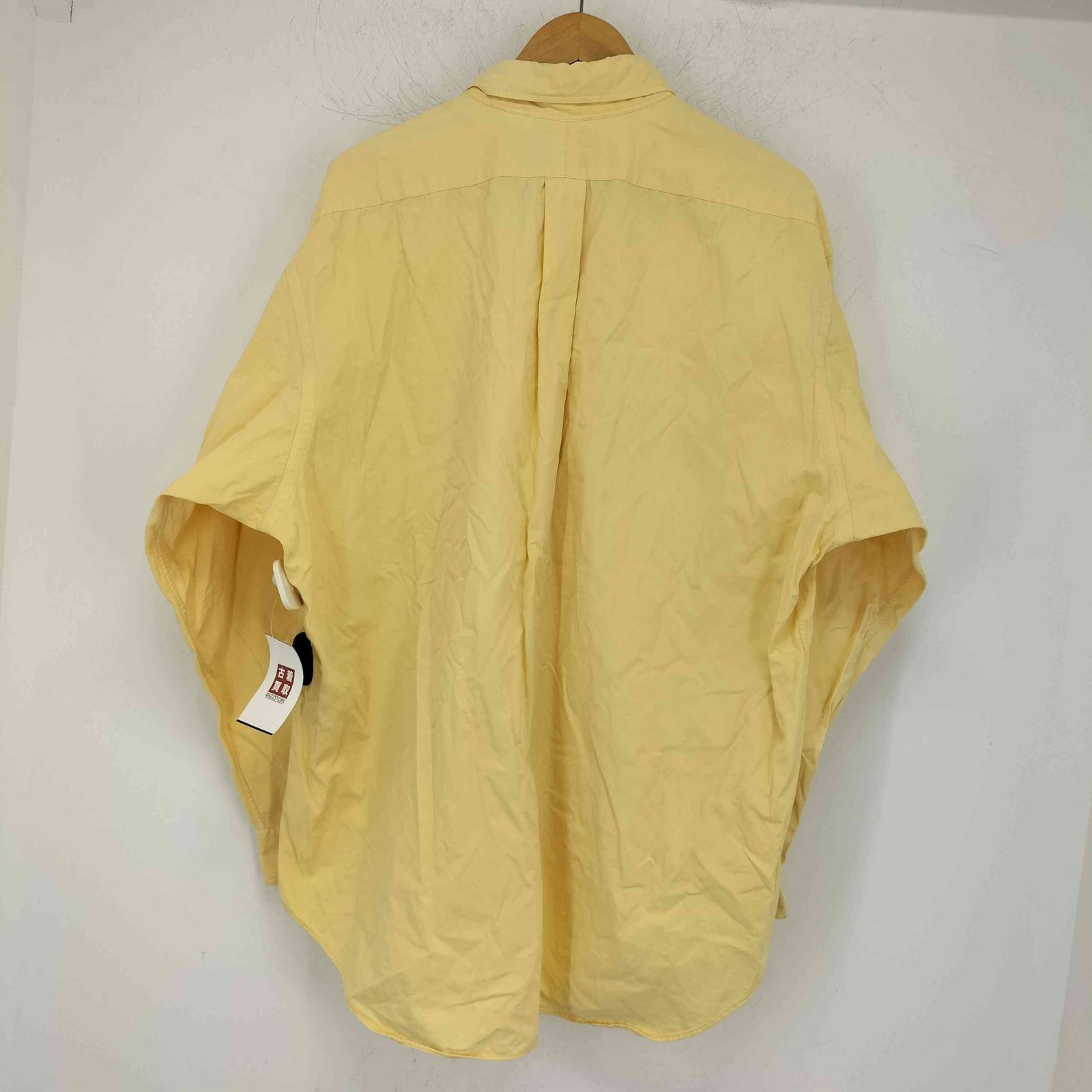 ラルフローレン RALPH LAUREN 90S ボタンダウン BIG SHIRT 裾ポニー メンズ import L
